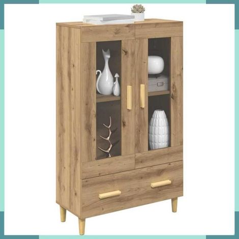 880852 Haut Armoire Chêne artisanal 70 x 31 x 115 cm Bois d'ingénierie (1/5)