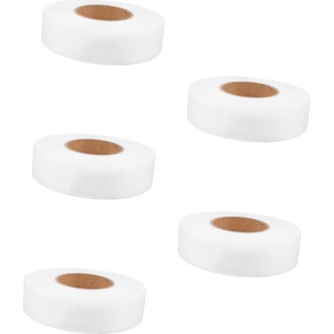 5 Pièces Ruban Thermocollant Double Face pour Ourlets Adhésif à Haute Température Bande sans Couture pour Vêtements Pantalons et Rideaux Fixation Rapide (1/5)