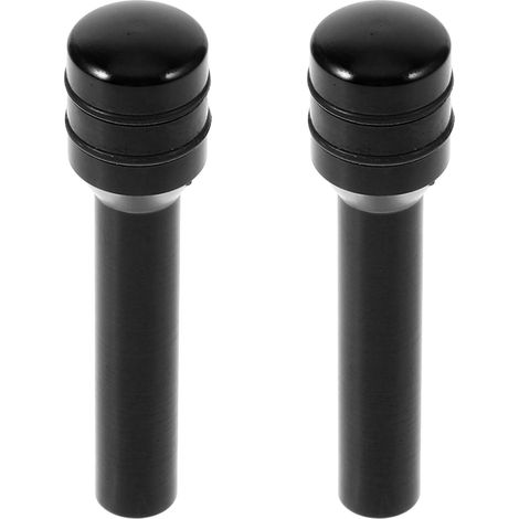 2 Piece Installation Spare Auto Aluminum Security Alloy Black Piece