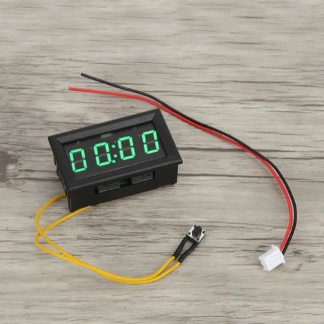 Garosa horloge de voiture LED Décoration d'accessoire d'horloge de montre de voiture lumineuse numérique électronique à LED (1/4)