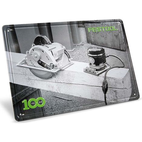 Plaque de tôle 100 ans, machines rétro MES-FT1 100Y edition limitée - Festool