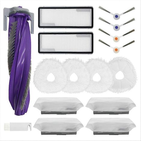 Brosse latérale principale pour aspirateur robot, accessoire de remplacement, balai rotatif compatible, pièce détachée, nettoyage efficace, entretien facile, usage domestique, pack unitaire. (1/5)