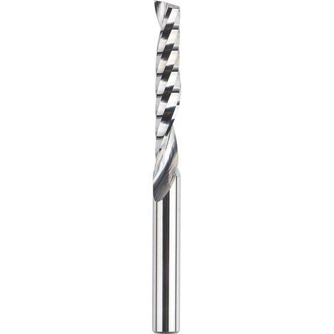 Lntyq Forêts carbure en spirale - Coupe à double sens - Dimensions : 3,175 x 22 mm - Pour fraises à bois à compression CNC - Lot de 2 pièces