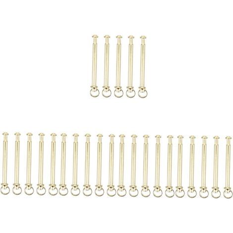 Packung mit 25 goldenen Edelstahlnieten, Montagezubehör für Klappventilatoren, Ersatzteile für den Innenraum (1/5)