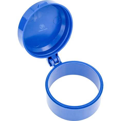 tecuro Schutzkappe für Schütz-Wohnungswasserzähler - blau