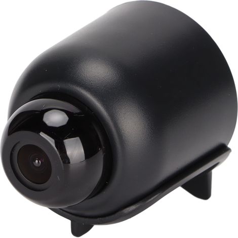 Mini caméra de sécurité WiFi HD avec détection de mouvement et vision nocturne pour la maison et la voiture, en intérieur et en extérieur.