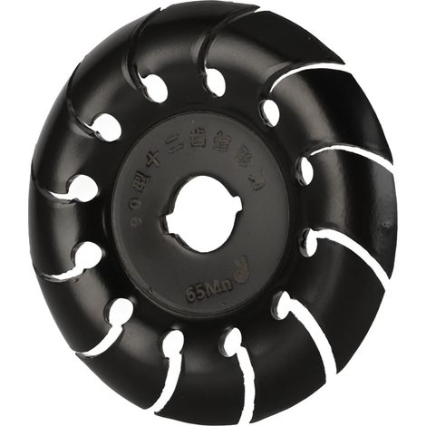 Disque à meuler et polir le bois, 90 mm, 12 dents, pour le travail du bois (noir) (1/5)