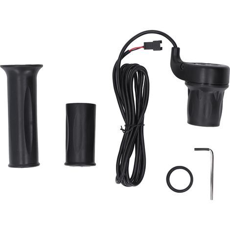 20-fach drehbarer Gasgriff für E-Bikes, stabil und sensibel, kompatibel mit 24V-72V E-Bikes (SM-Stecker). (1/5)