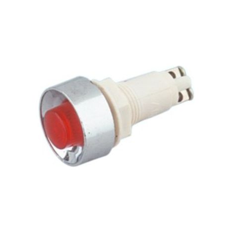 Neonlampe 230Vac Farbe Rot für Panel mit Schraubgewinde