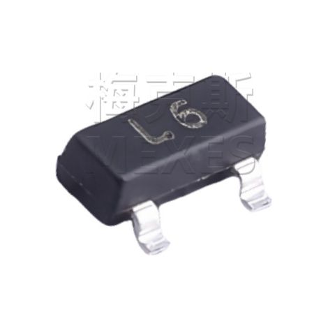 5 Changdian/Changjing 2SC1623 L6 SOT-23 SMD-Bauteile, 50V/100mA NPN-Transistor, zum Zusammenbau