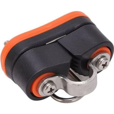 Serre-corde à came pour voiliers, robuste et durable, avec anneau de guidage, adapté aux cordes de 3 à 12 mm. (1/5)