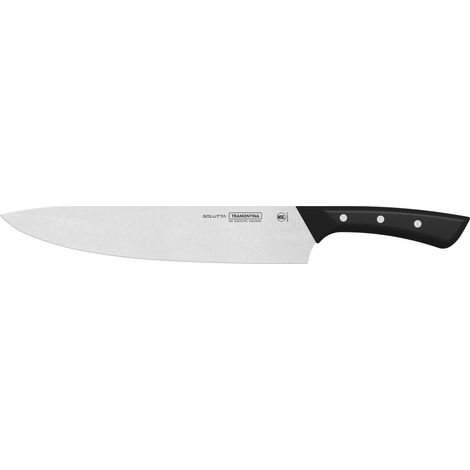 Tramontina coltello tranciante Solutta acciaio inox nero 25 cm