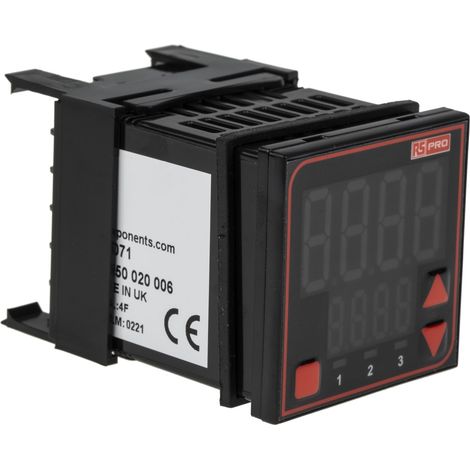 Régulateur de température PID, 110240 V c.a., 3 sorties Relais, SSR Analogique, thermocouple type B, ( Prix pour 1 ) (1/3)