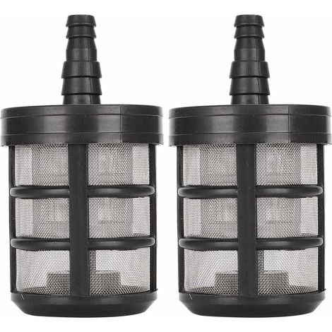 2pcs Garden Hose Filter, Water Pump Strainer Filter Stainless Steel Double-Layer Encryption Strainer for Sprayers,Fonepro