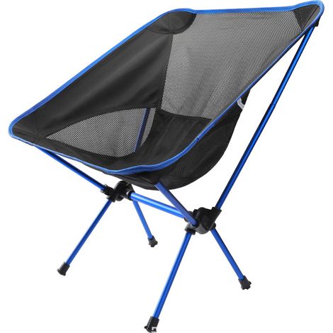 Chaise de camping pliable avec sac de transport, chaise de plage compacte, chaise pliante portable légère et robuste pour les voyages, la randonnée, le camping et les pique-niques. (1/5)