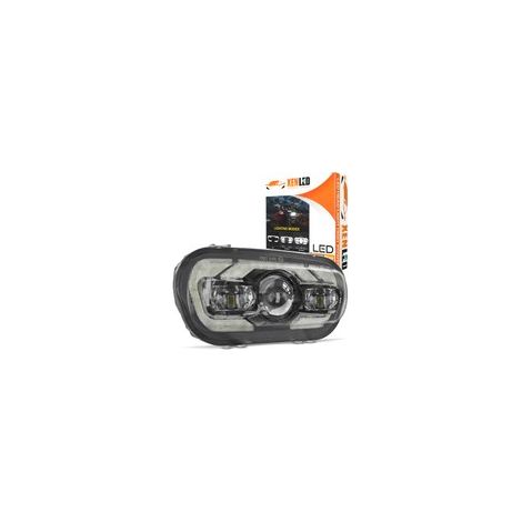 Phare LED 65W pour Harley Fat Bob (2008-2019) – Xenled - 6600Lms & 65W (1/5)
