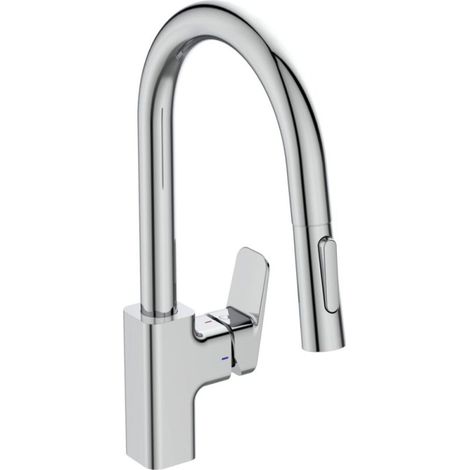 Grifo de cocina IDEAL STANDARD Ducha extraíble Blue Start + Microfibra (1/3)
