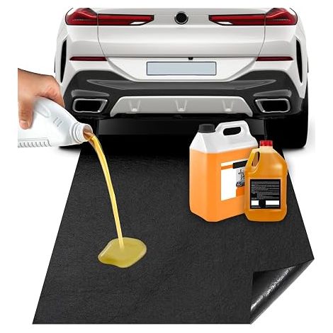 Tapis De Sol De Garage avec Film PVC 100 x 200 cm, Épaisseur 2,7 mm, Tapis De Garage Antidérapant, Tapis De Protection Atelier, sous-Moto, Établi (1/5)