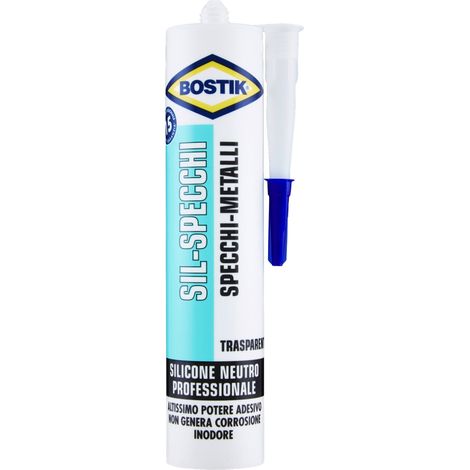 Adesivo super specchi Bostik colore bianco estrema forza adesiva cartuccia 425g (1/5)