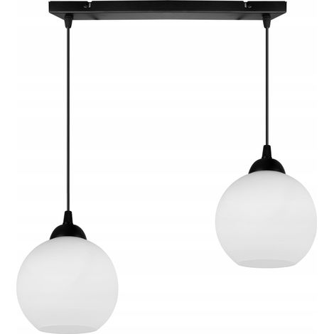 LAMPADA A SOSPENSIONE CLASSICA IN METALLO CON PARALUME IN VETRO (1/5)