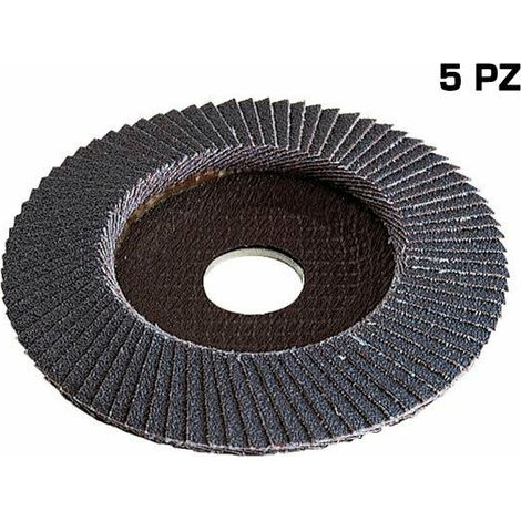 Disco Abrasivo Lamellare Lamelle per Smerigliatrice Grana 40 60 80 Wolfcraft - Grana: 80 (1/2)