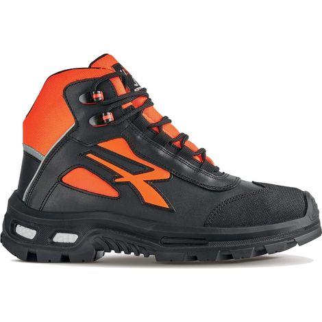 Scarpe antinfortunistiche U-Power Kreed S3 CI RS SRC ESD - 46 - Anthracite/Orange