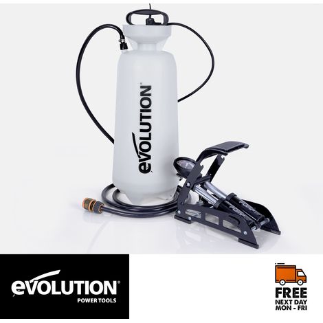 Evolution 15L Pressurised Water Bottle with Foot Pump and 3m Hose for Dust Suppression (1/3)