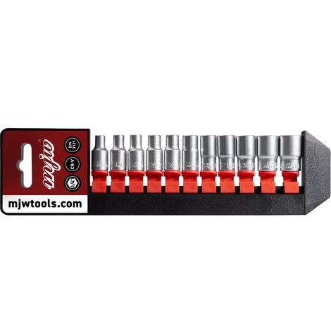 MJW Set di bussole 1/4"" a 6 punti (1/4)