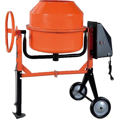 betoniera elettrica ideal star 140 lt - potenza 550 watt