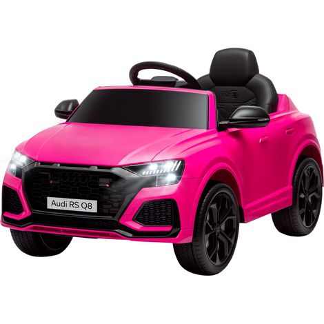 Audi RS Q8 6V Kids Electric Ride On Car Toy w Remote USB Bluetooth Pink (1/5)