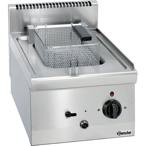 Friteuse inox simple électrique 8 Litres, 6300 W, 400 V - TRI