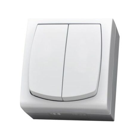 Conector de candelabro ŁNH-2N/00 de madera blanca