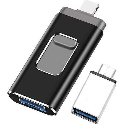 USB 3.0 Flash-Laufwerk, 4 in 1, 64 GB für Micro-USB/Android/iOS/Typ C/OTG (1/5)