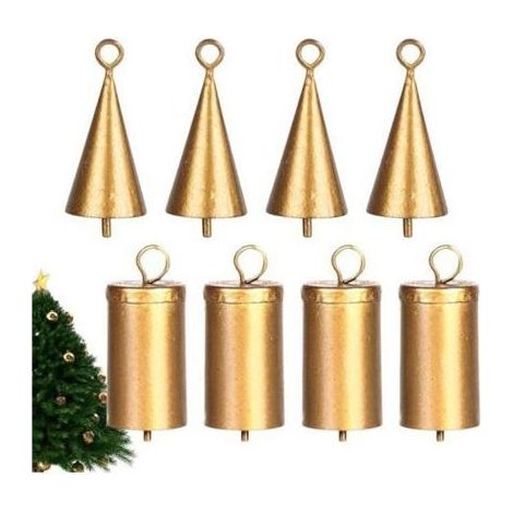 Cloches de vache de Noël Cloches de Noël vintage pour décoration murale – Cloches de vache pour mur, cour, Noël, salon (1/5)
