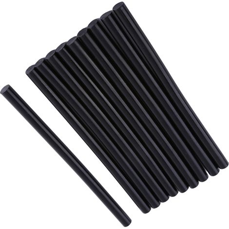 10 bâtons de colle thermofusible noire