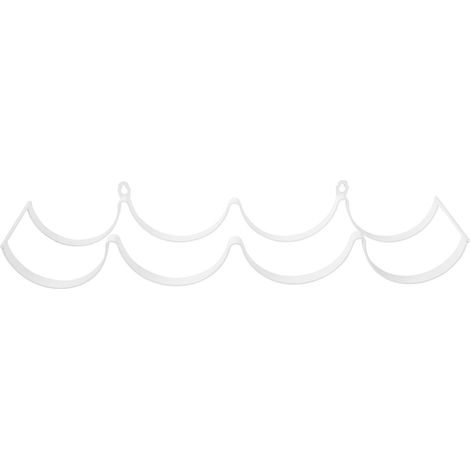 Porte-Rouleau Papier Toilette Nuage Mural Blanc en Fer pour Salle de Bain (1/5)