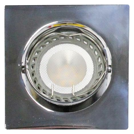 Empotrable LED GU10 6W cuadrado basculante cromo
