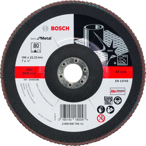 Plato pulidor X571 Best for Metal Ø 180 mm  BOSCH 2608606739
