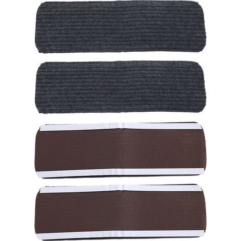 Acouto Lot de 4 Tapis de Couverture D'escalier pour Camping-Car, Antidérapants, Imperméables, à Séchage Rapide, avec Bande Réfléchissante pour Camping-Car, Caravane à Moteur,. (1/5)