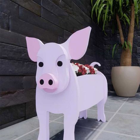 Maceta de PVC para suculentas, 34 x 24 cm – Maceta original, regalo decorativo (1/5)
