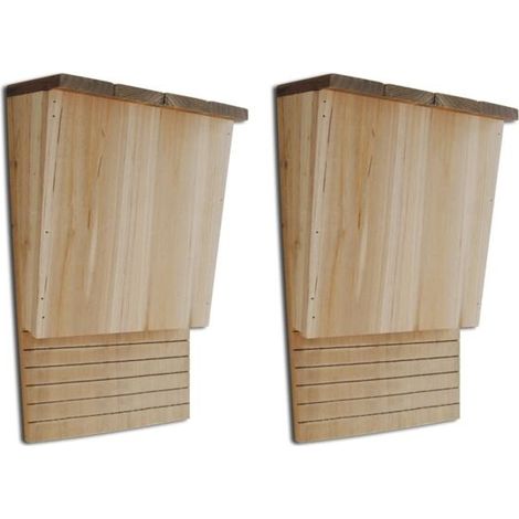 Fledermauskorb, 20 x 14,5 x 9 cm, 2er-Set, braun