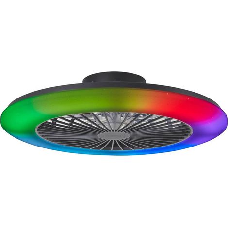 Ventilateur XXL Salerno avec lampe RGB - G60021/06