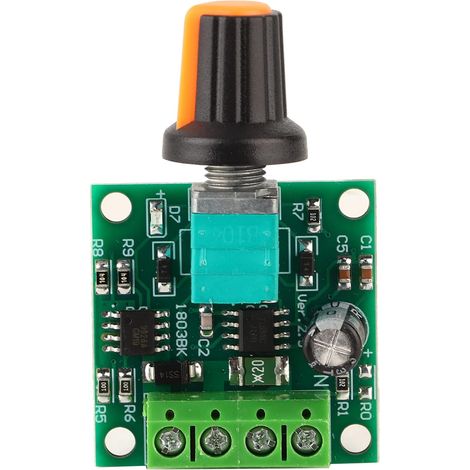 Moteur à courant continu SpeController, DC 1.8-12V 2A Contrôleur de vitesse de moteur électrique basse tension PWM Outil de régulateur de vitesse de moteur Equipm (1/5)