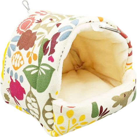 Cage d'hiver pour perroquet, nid d'oiseau en peluche, nichoir suspendu, tournesol
