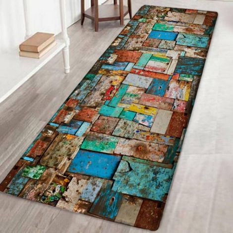 Tapis De Bain - Surface En Flanelle - Épaisseur 10 mm - Dos Anti-dérapant En Plastique - Dimensions 50 x 80 cm (1/5)
