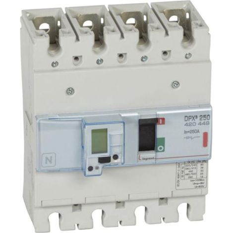 Interruttore elettronico con unità di misura DPX³250  potere di interruzione 36kA 400V - 4P - 250A - LEGRAND - LEG420449