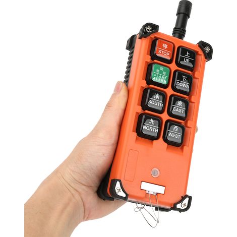 Télécommande radio industrielle sans fil 380V kit émetteur récepteur pour palan treuil F21-E1B (1/5)