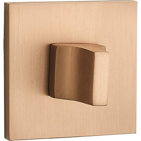 Quadratische WC-Rosetten, Türgriffplatten für den Innenbereich, Roségold (1/2)