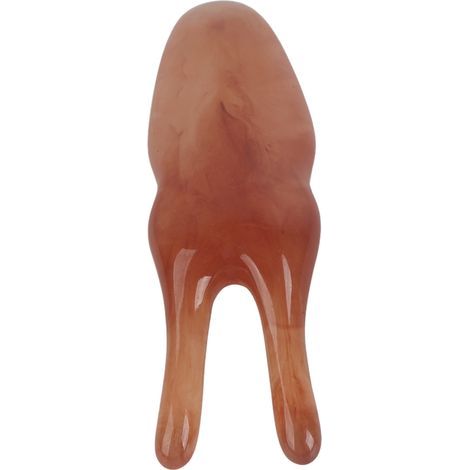Masque de beauté en résine d'abeille pour soins du visage - Outil de massage et nettoyage nasal - Couleur ambre rosé (1/4)