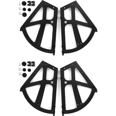 Set of 4 folding hinge accessories for shoe cabinets and drawers of home furniture (1/5)
